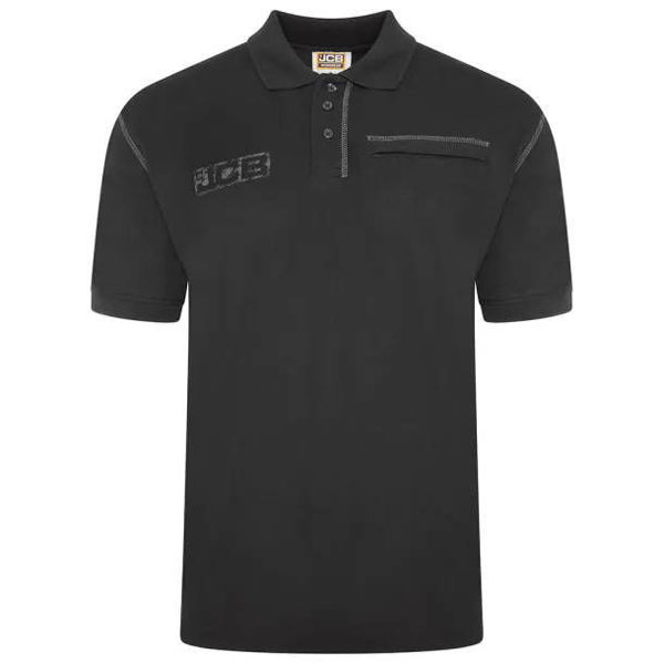 JCB Trade Black Work Polo