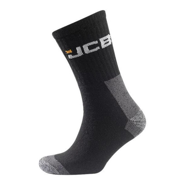 JCB Black Sock