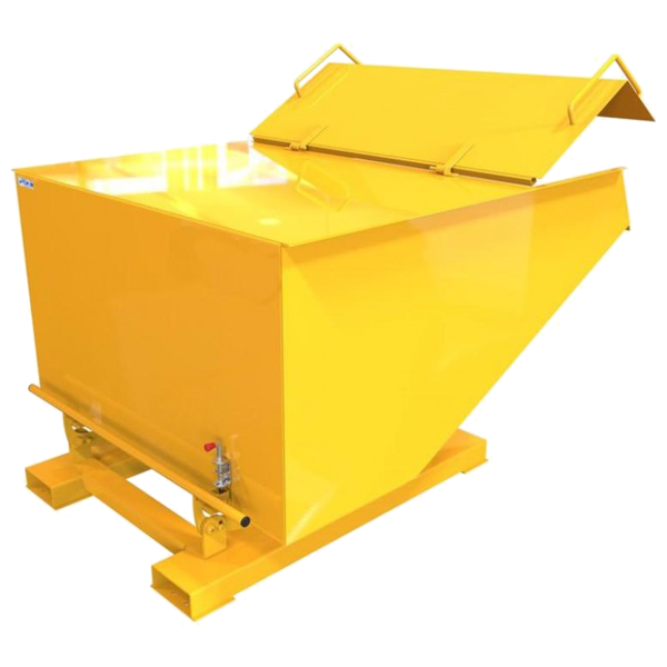 Picture of Roll Forward Tipping Skip  - Lidded