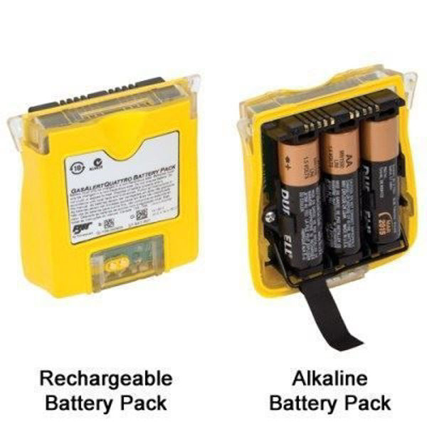 Picture of BW QT-00HM-A-Y-NA Gas Alert Quattro Multi Gas Personal Detector