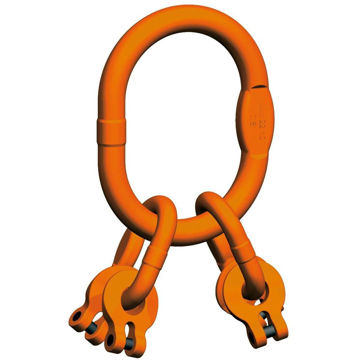 PEWAG 6mm winner Grade 10 Enlarged Clevis Master Link Set (4 legs)