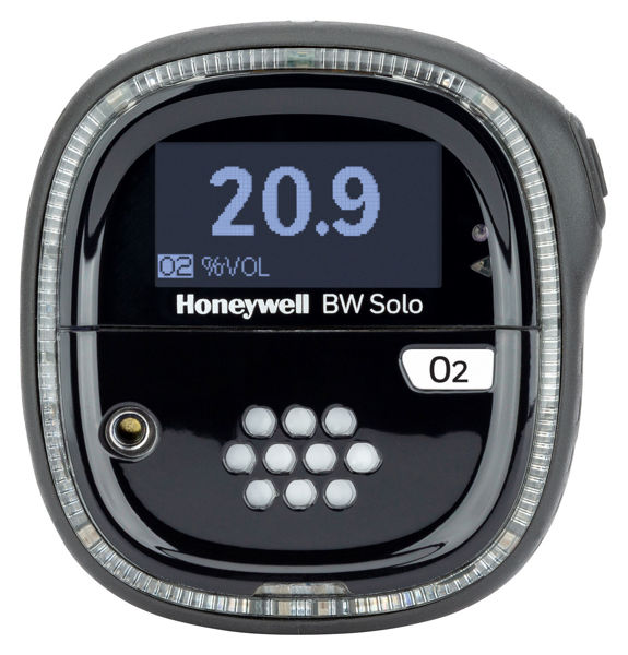 Picture of Honeywell BW Solo Lite BWS2-D-B(O2) Standard Single Gas Detector (Black)