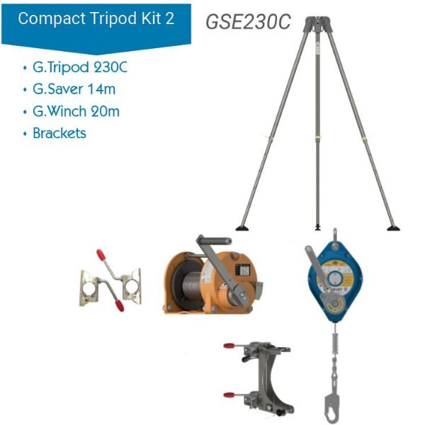 Compact Tripod Kit 2 new