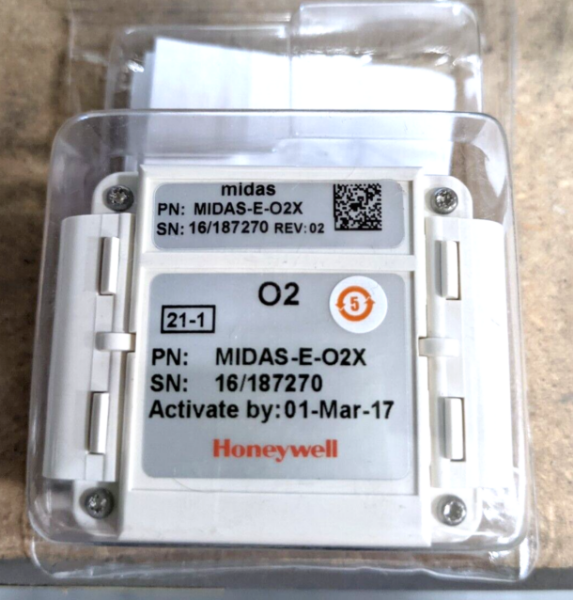 Picture of Honeywell Midas Sensor Cartridge - Oxygen (O2) 0.2-25% v/v