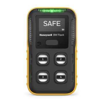 BW Flex4 CPD-W6X1H1M1-Y-00 %LEL(F) O2 H2S CO (yellow)