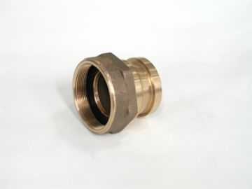 Picture of 2.5" Instantaneous Male to 2.5" BSP Female Adapter - Gun Metal