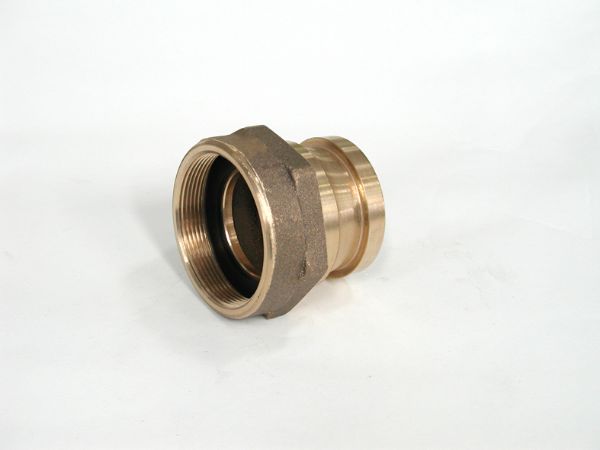 Picture of 2.5" Instantaneous Male to 2.5" BSP Female Adapter - Gun Metal