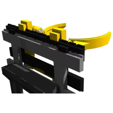 Picture of Adaptor Carriage Class 4 Truck to Class 3 Front - 1200mm wide 