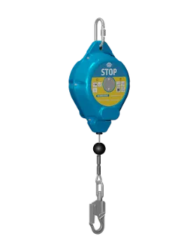 Picture of STOP 141 kg (310 lbs) MWL | 14 m (46 ft) Synthetic Lifeline | Zinc Plated Steel Snap Hook