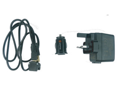 Plus charging pack: USB lead, charge connector, adaptors for 12v vehicle and mains charging