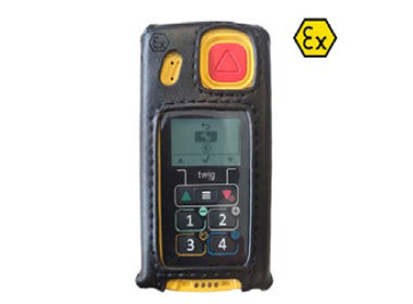 Replacement leather carry case for Atex lone worker devices. Atex rated.
